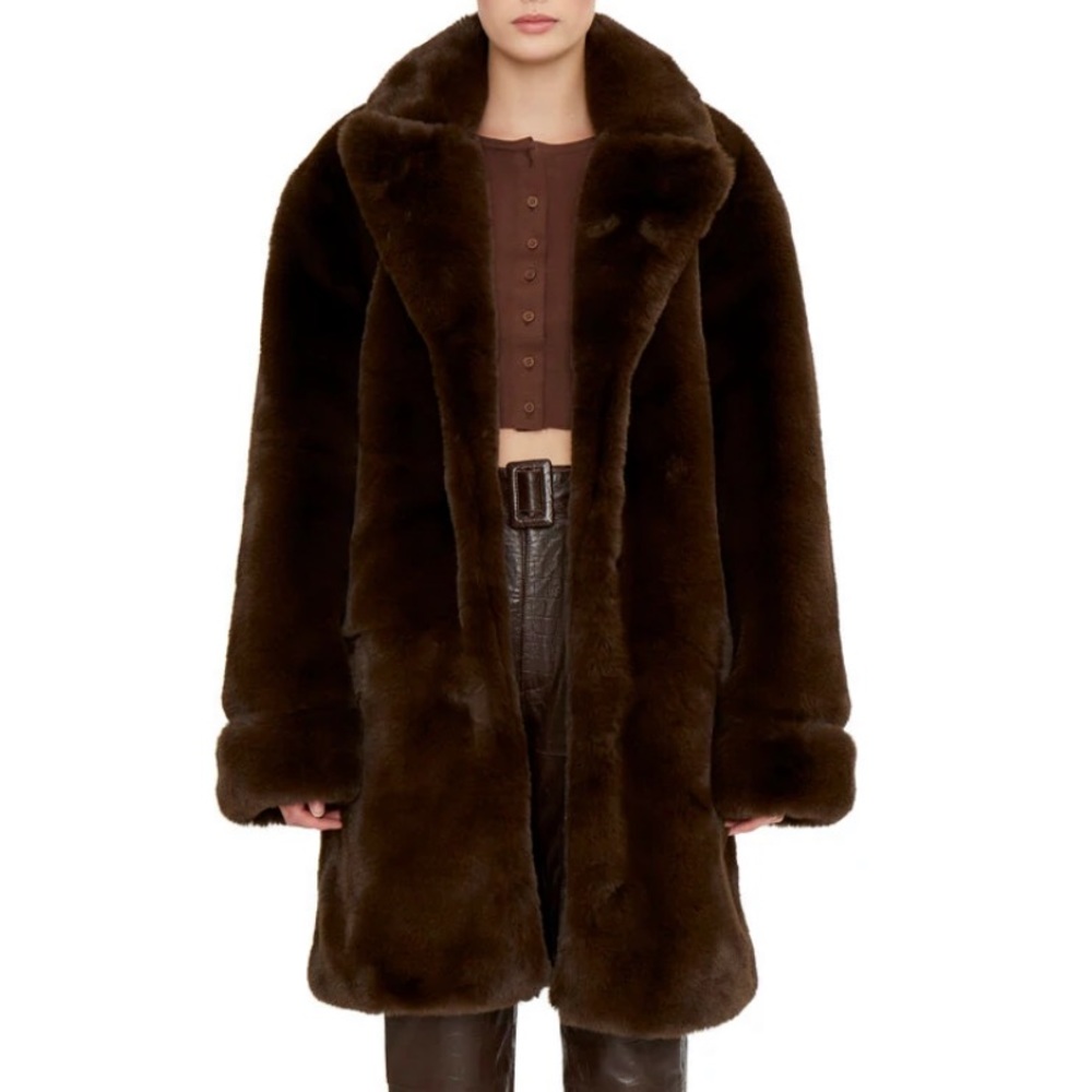 - Faux Fur Teddy Coat